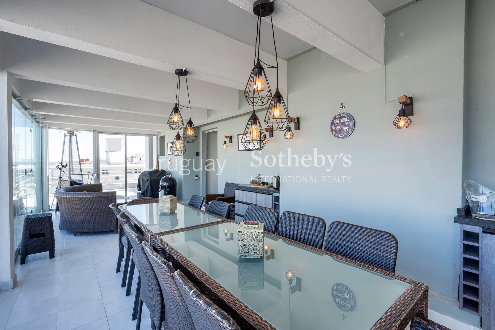 Dúplex con piscina privada y vistas al mar en Península