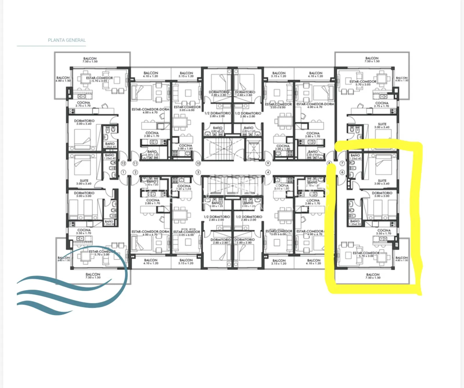 Apartamento 2 dormitorios 2 baños , Punta del Este